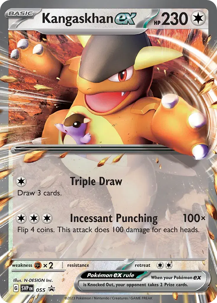 Kangaskhan ex Scarlet & Violet Black Star Promos 55