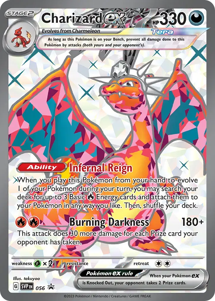 Charizard ex Scarlet & Violet Black Star Promos 56
