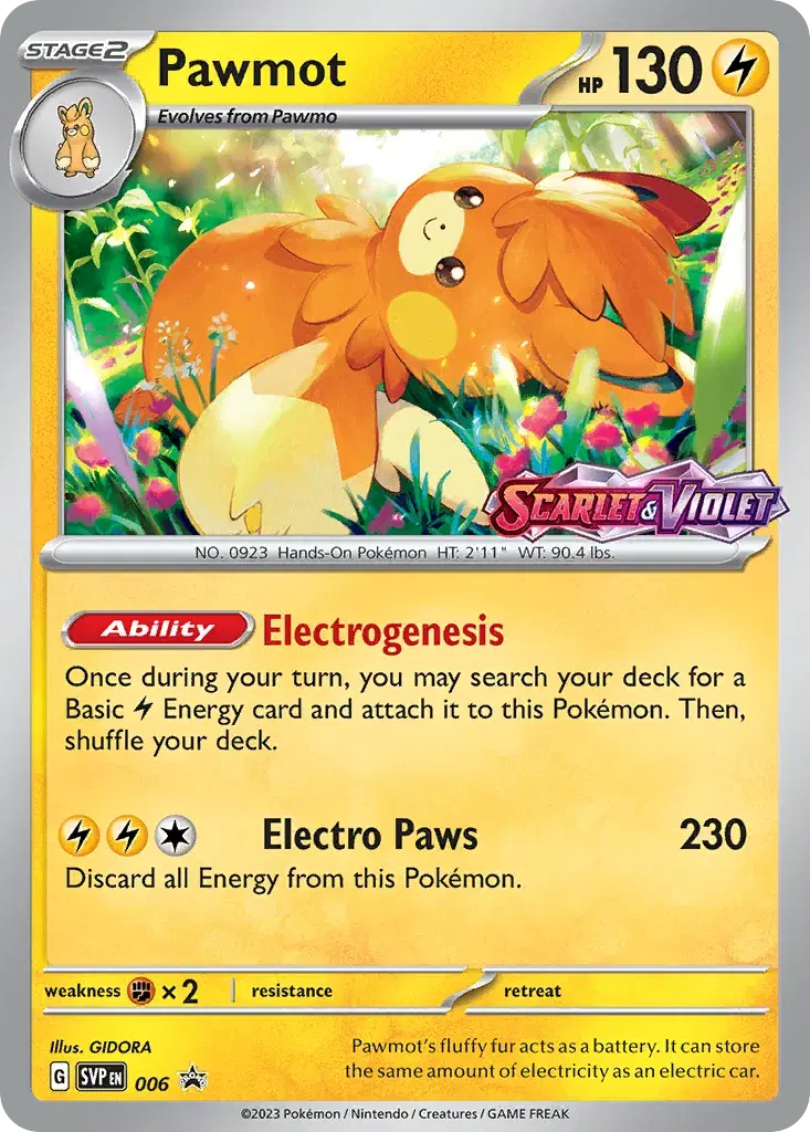 Pawmot Scarlet & Violet Black Star Promos 6