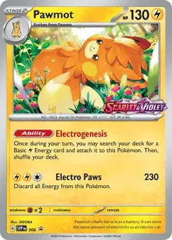 Pawmot Scarlet & Violet Black Star Promos