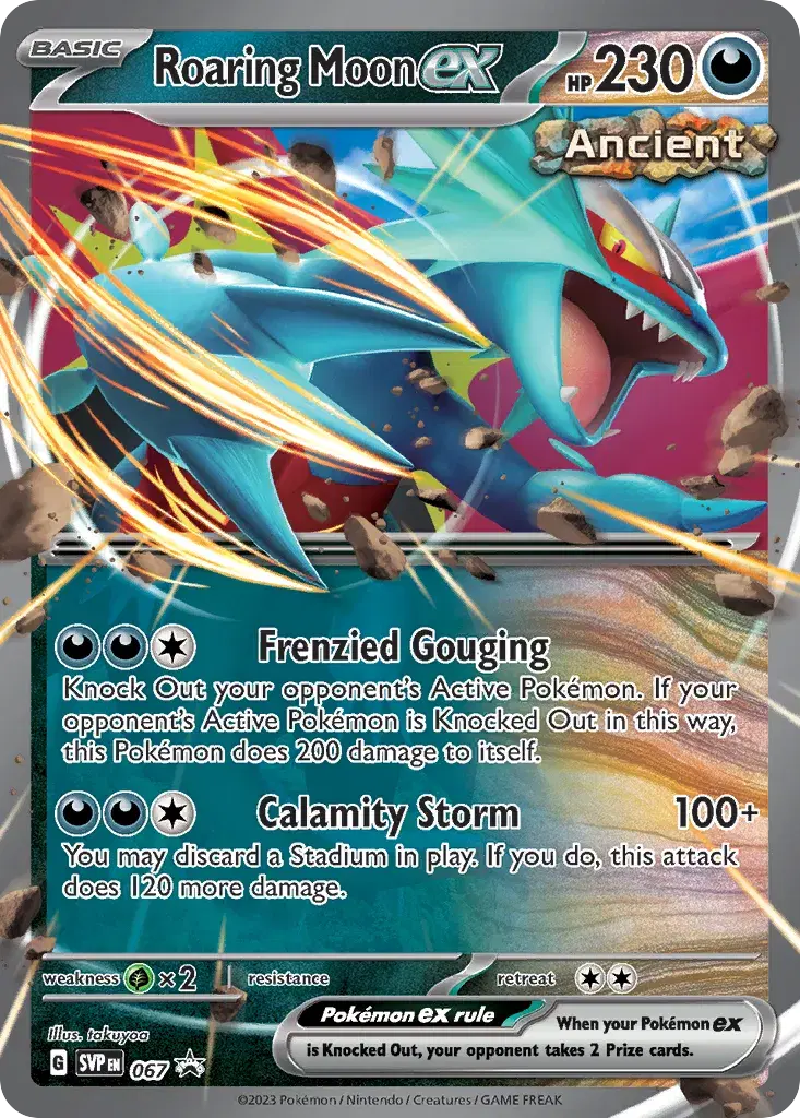 Roaring Moon ex Scarlet & Violet Black Star Promos 67