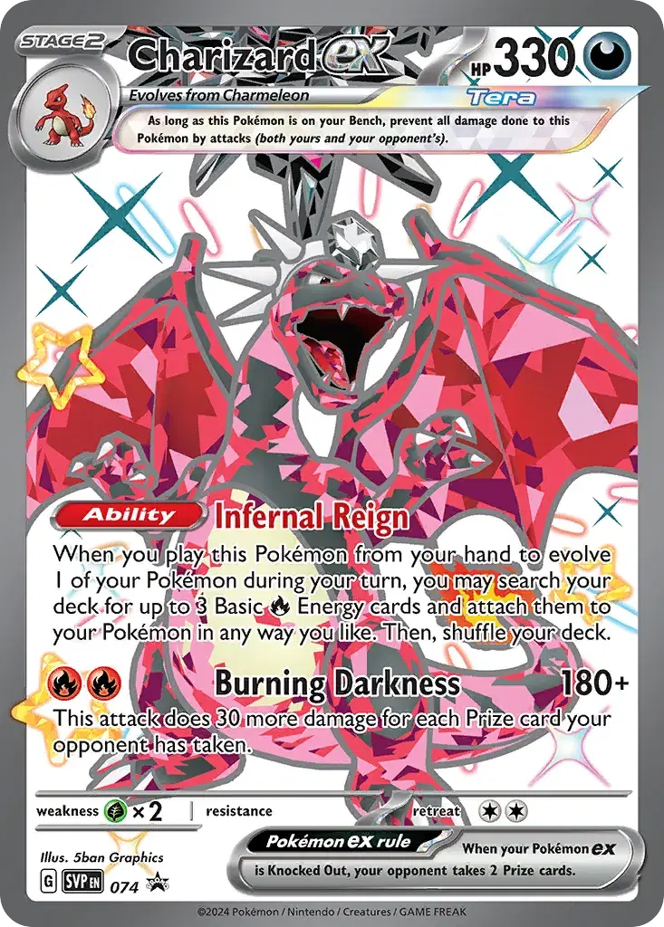 Charizard ex Scarlet & Violet Black Star Promos 74
