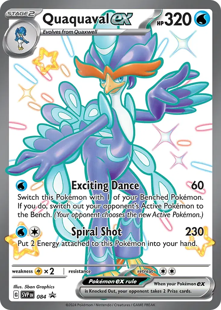 Quaquaval ex Scarlet & Violet Black Star Promos 84