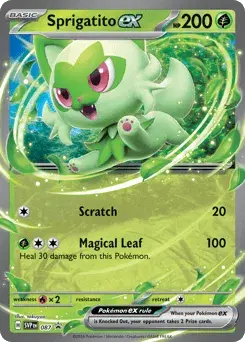 Sprigatito ex Scarlet & Violet Black Star Promos