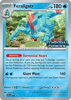 Feraligatr Scarlet & Violet Black Star Promos