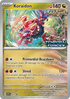 Koraidon Scarlet & Violet Black Star Promos