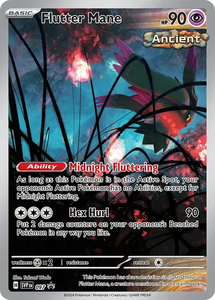 Flutter Mane Scarlet & Violet Black Star Promos 97