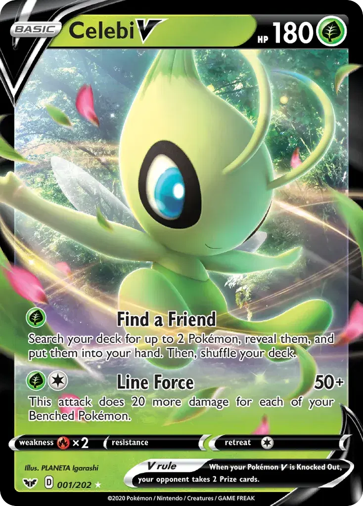 Celebi V Sword & Shield 1