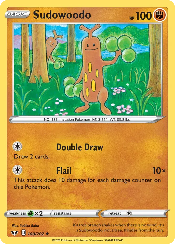 Sudowoodo Sword & Shield 100
