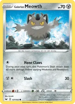 Galarian Meowth Sword & Shield
