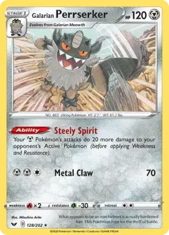 Galarian Perrserker Sword & Shield