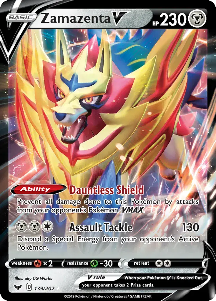 Zamazenta V Sword & Shield 139