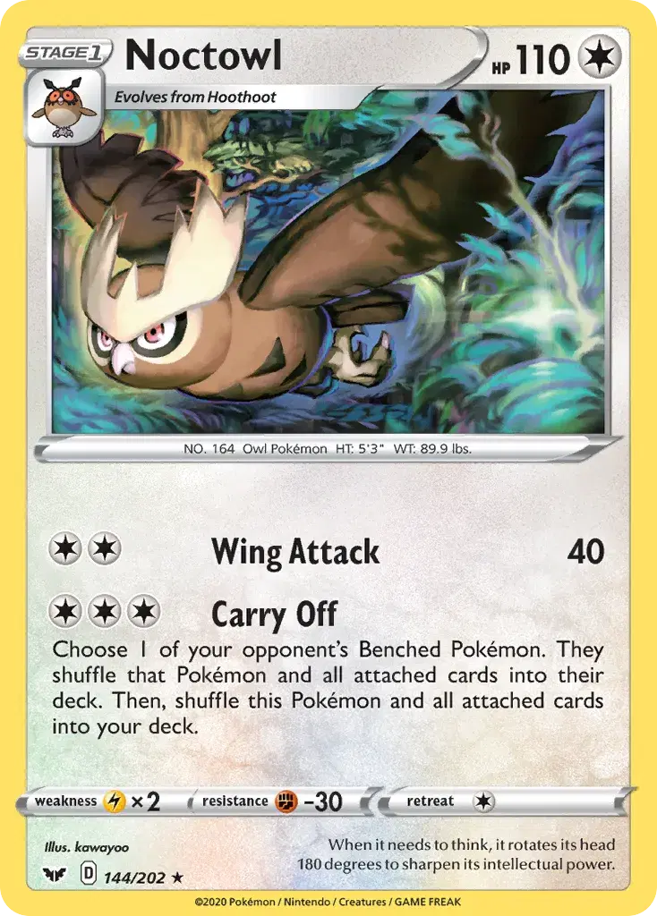 Noctowl Sword & Shield 144