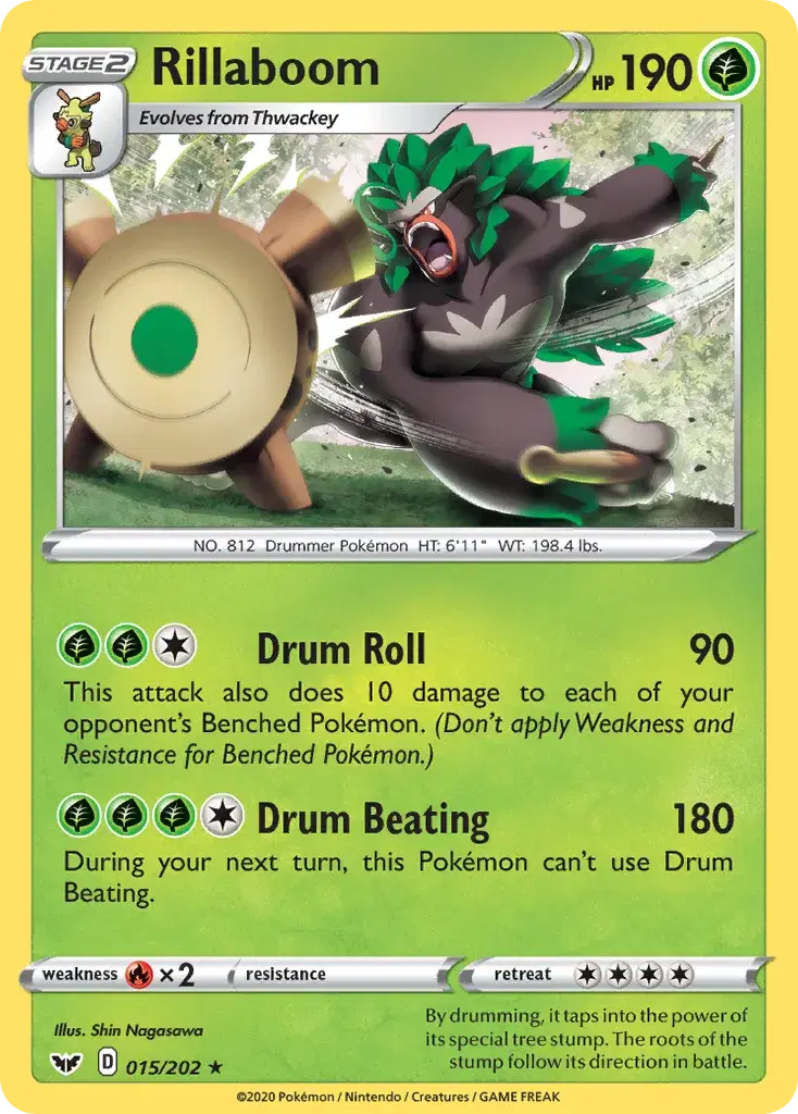 Rillaboom Sword & Shield 15