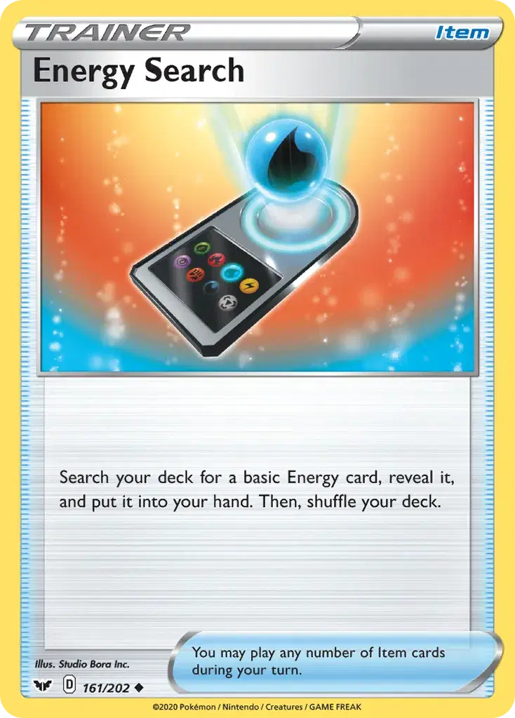 Energy Search Sword & Shield 161