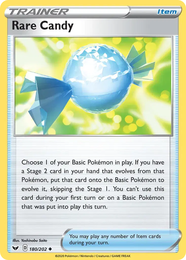 Rare Candy Sword & Shield 180