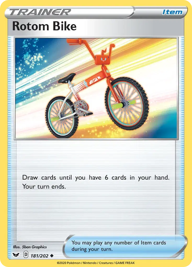 Rotom Bike Sword & Shield 181