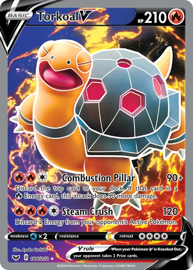 Torkoal V Sword & Shield 188