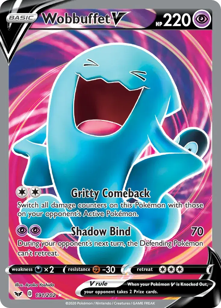 Wobbuffet V Sword & Shield 191
