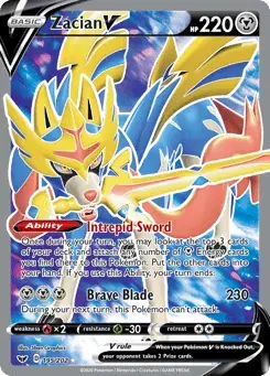 Zacian V Sword & Shield