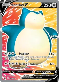 Snorlax V Sword & Shield
