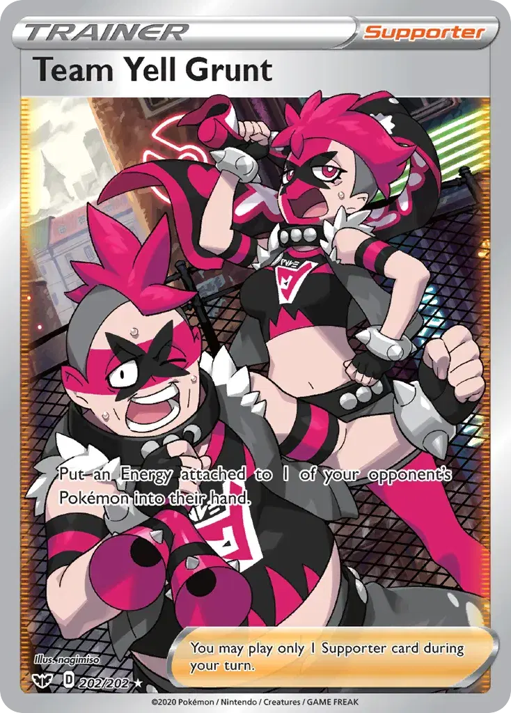 Team Yell Grunt Sword & Shield 202