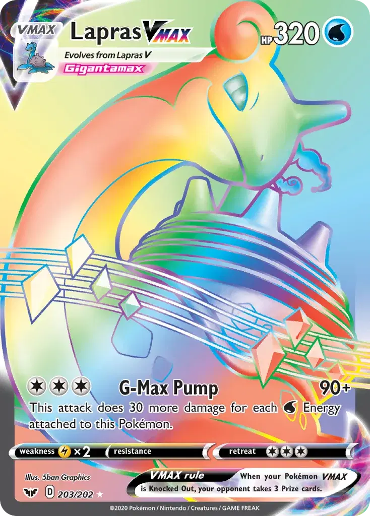 Lapras VMAX Sword & Shield 203