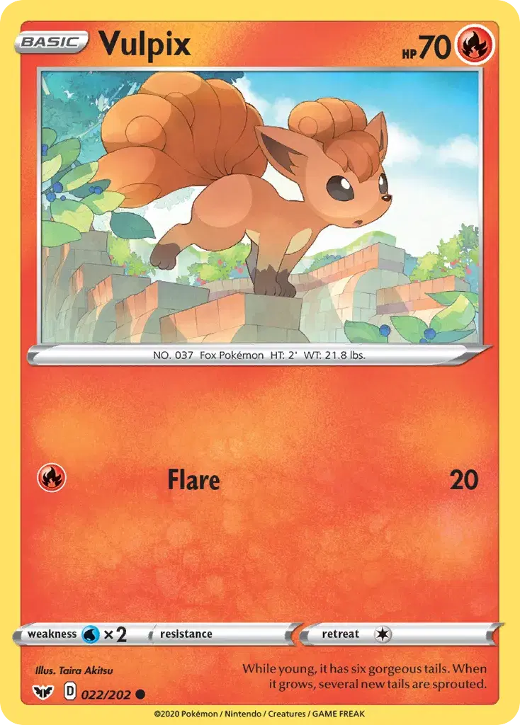 Vulpix Sword & Shield 22