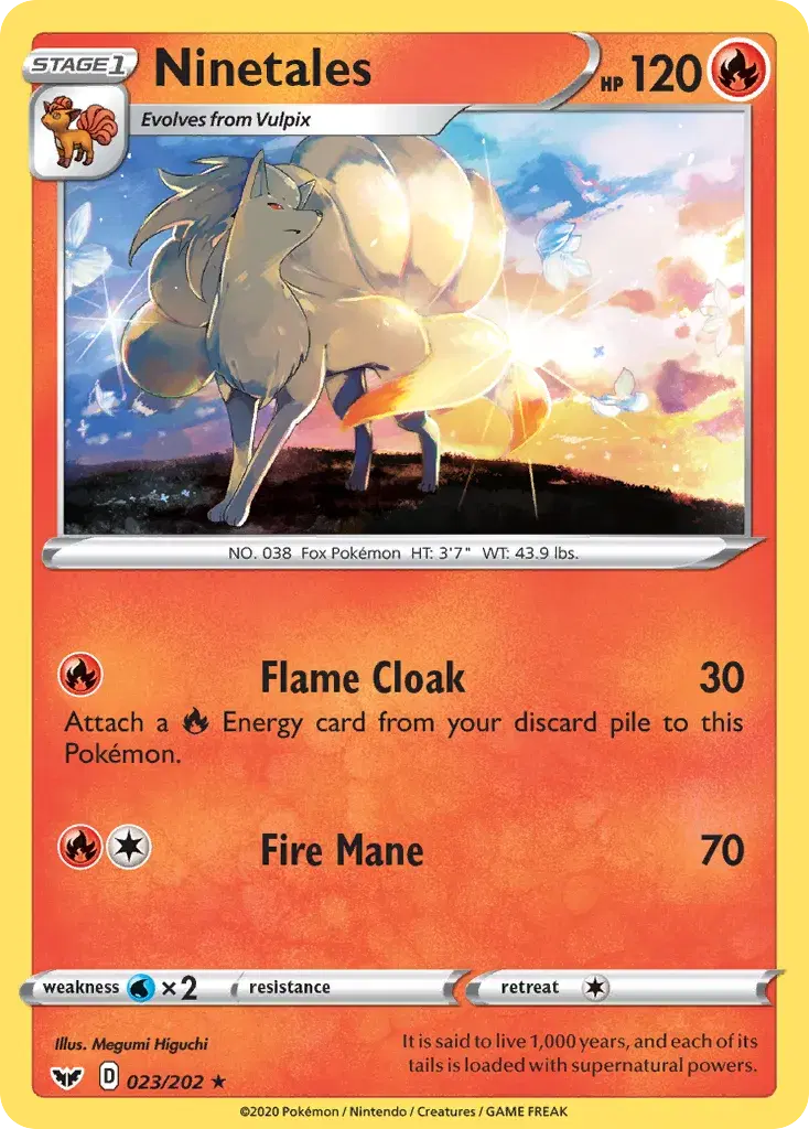 Ninetales Sword & Shield 23