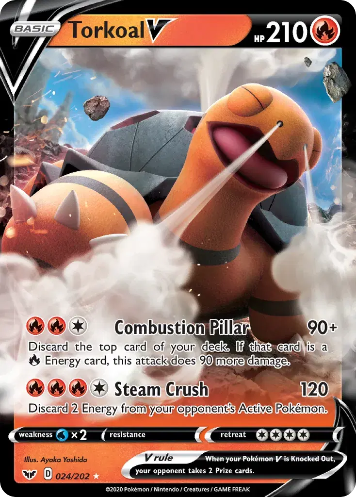 Torkoal V Sword & Shield 24