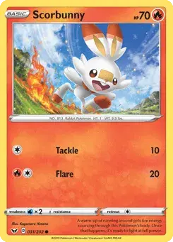 Scorbunny Sword & Shield