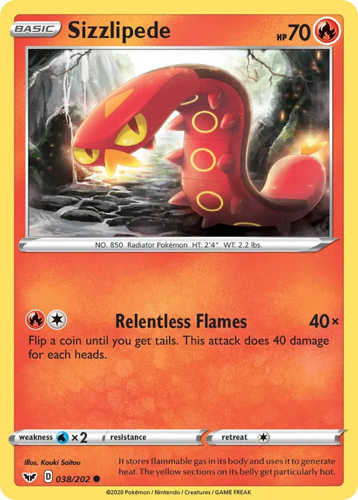 Sizzlipede Sword & Shield 38