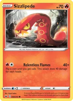Sizzlipede Sword & Shield