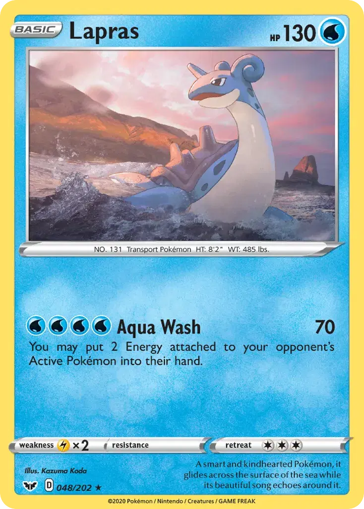 Lapras Sword & Shield 48