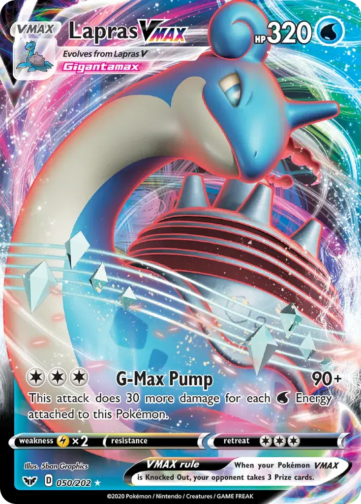Lapras VMAX Sword & Shield 50