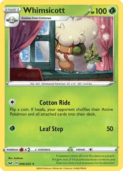 Whimsicott Sword & Shield