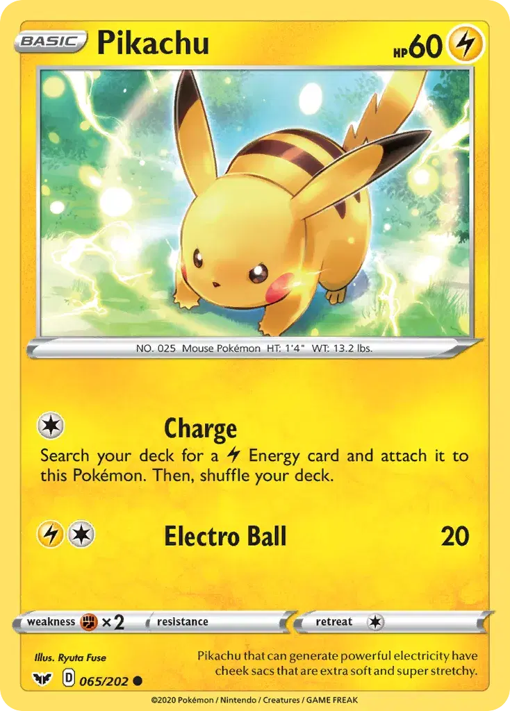Pikachu Sword & Shield 65