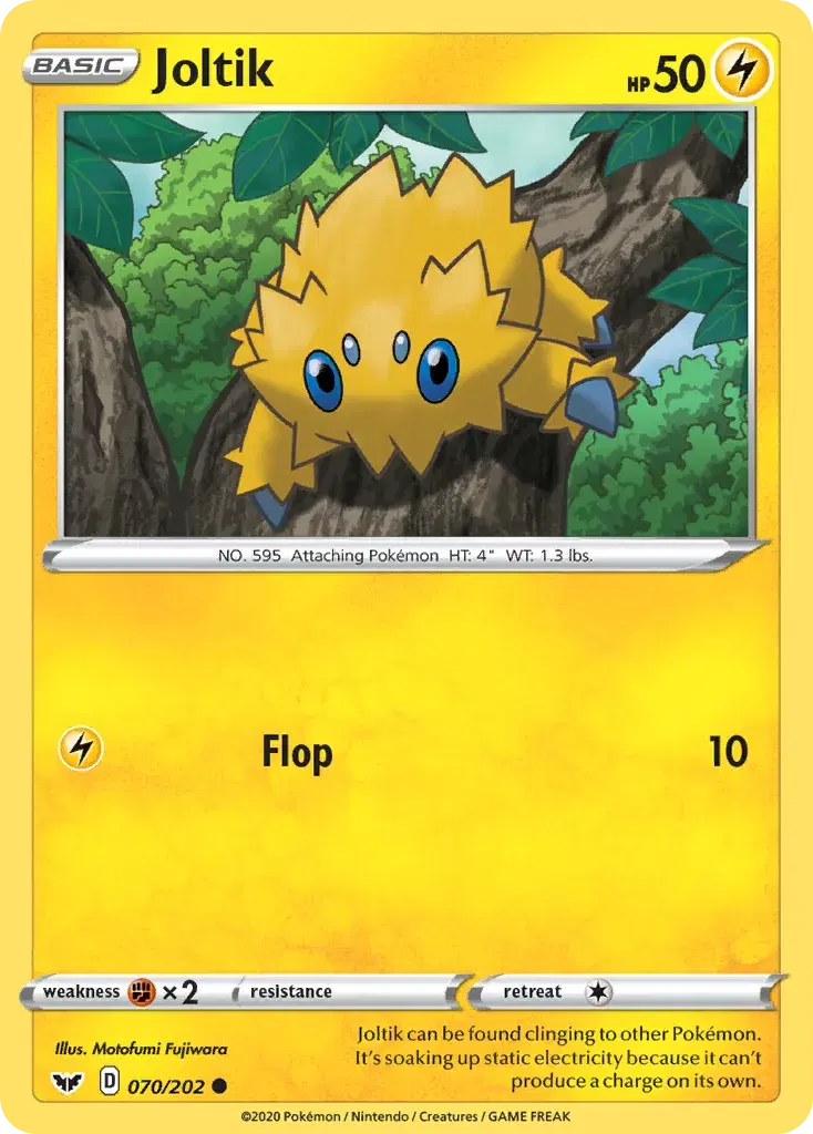 Joltik Sword & Shield 70