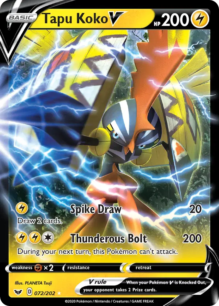 Tapu Koko V Sword & Shield 72
