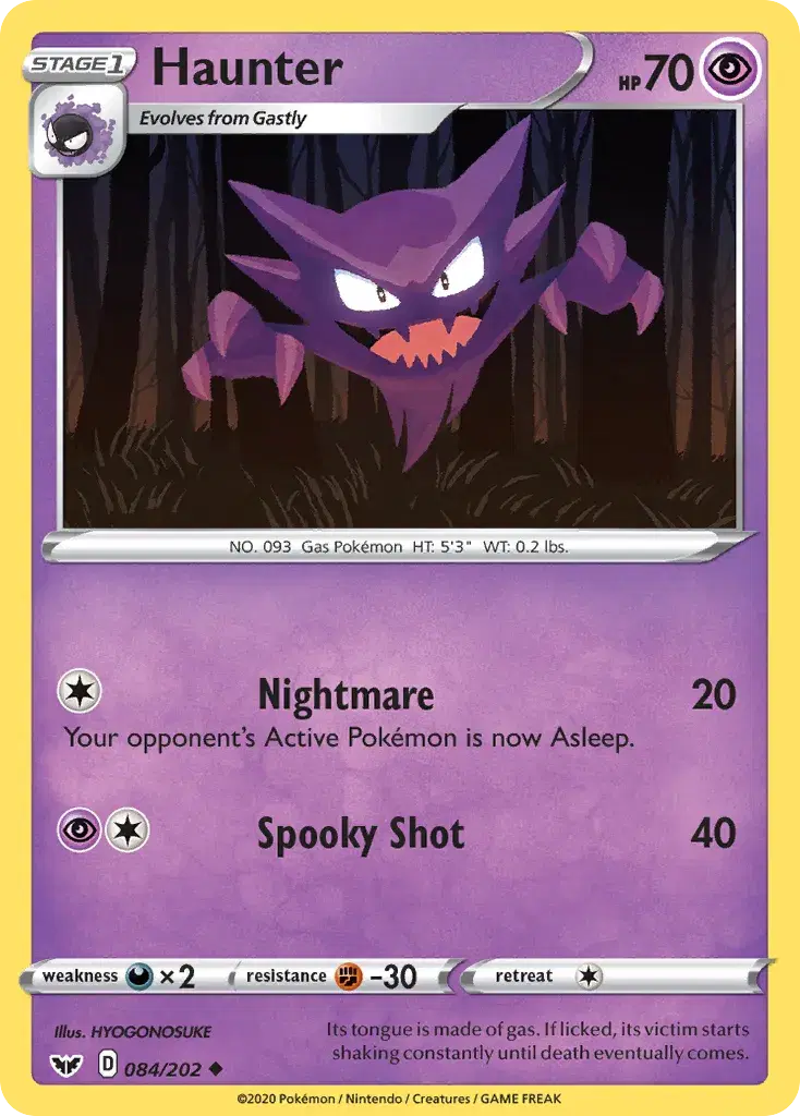 Haunter Sword & Shield 84