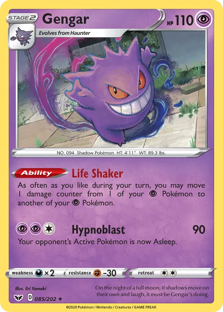 Gengar Sword & Shield 85