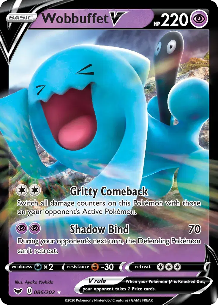 Wobbuffet V Sword & Shield 86