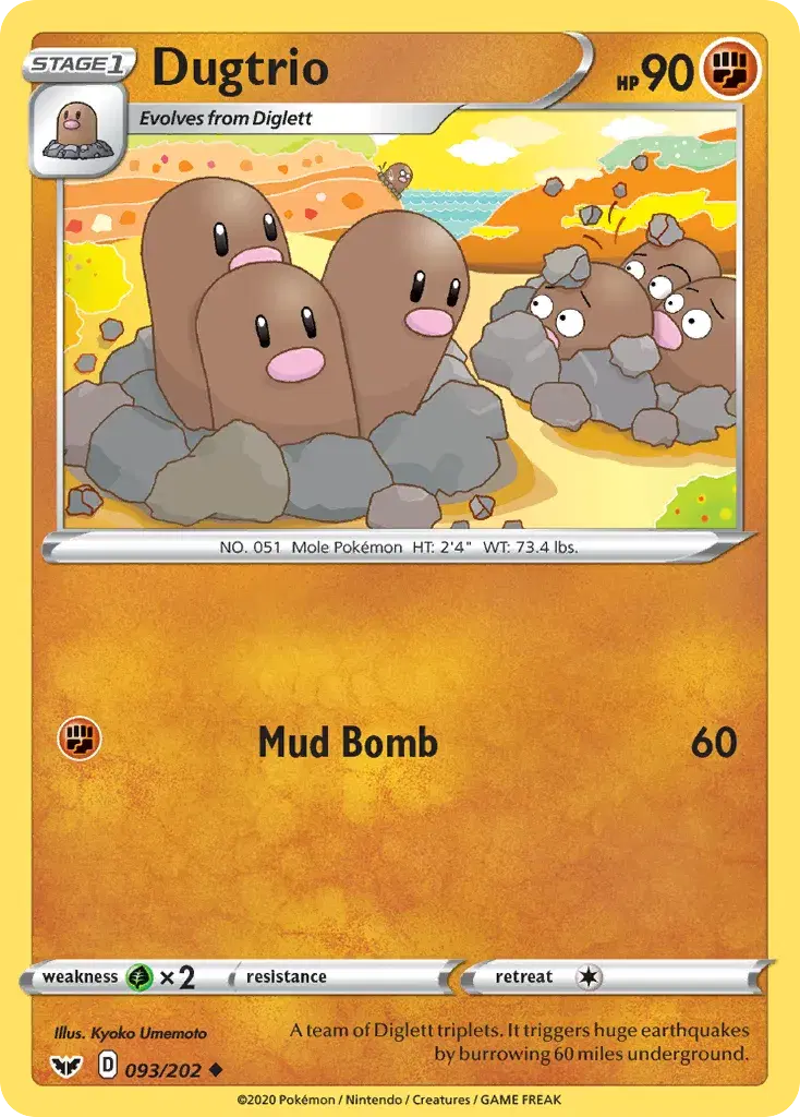 Dugtrio Sword & Shield 93