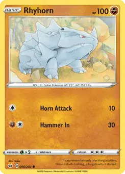 Rhyhorn Sword & Shield