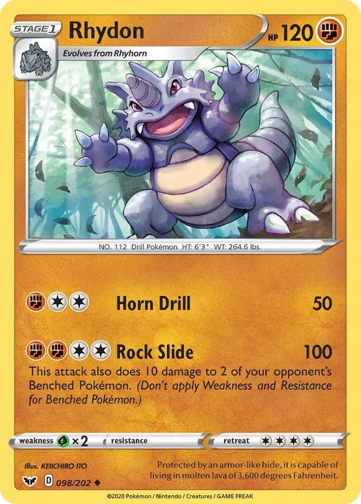 Rhydon Sword & Shield 98