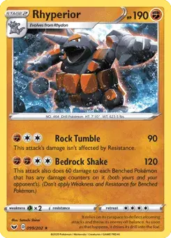 Rhyperior Sword & Shield