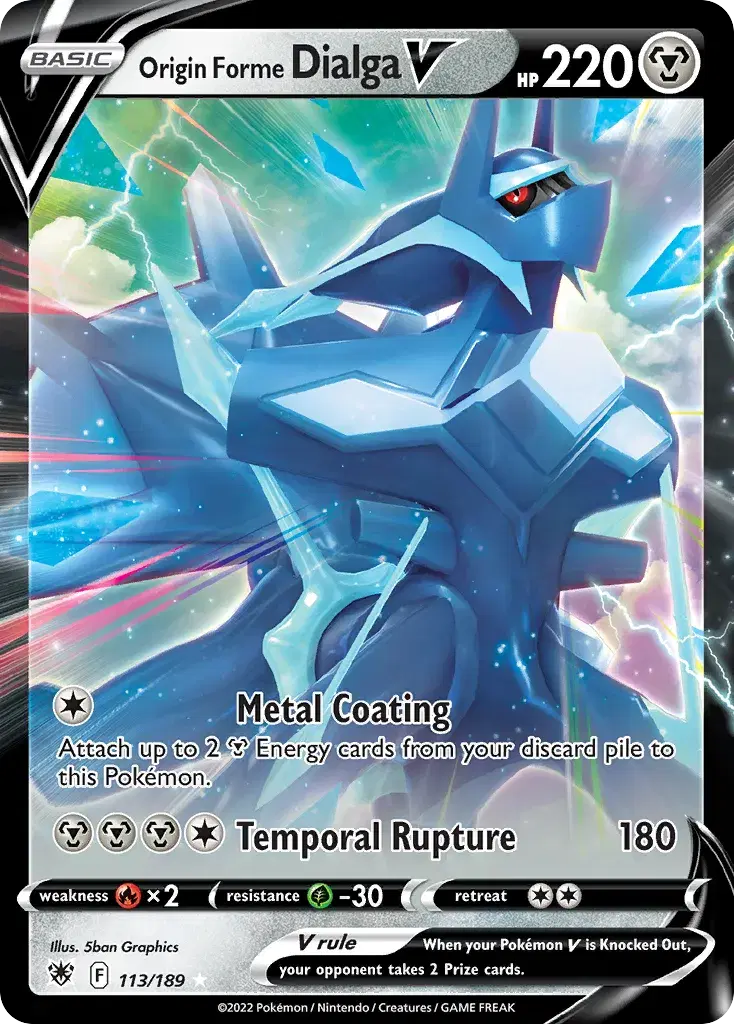 Origin Forme Dialga V Astral Radiance 113