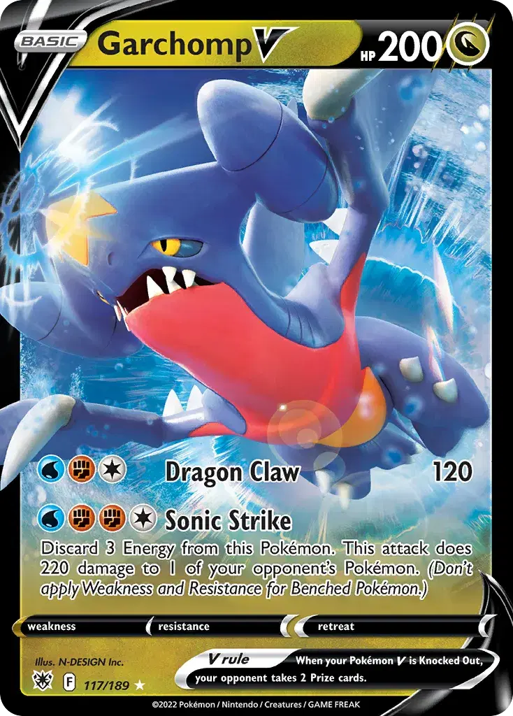Garchomp V Astral Radiance 117