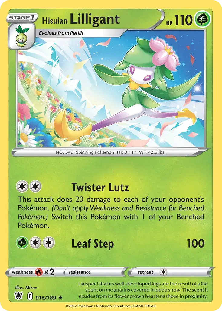 Hisuian Lilligant Astral Radiance 16