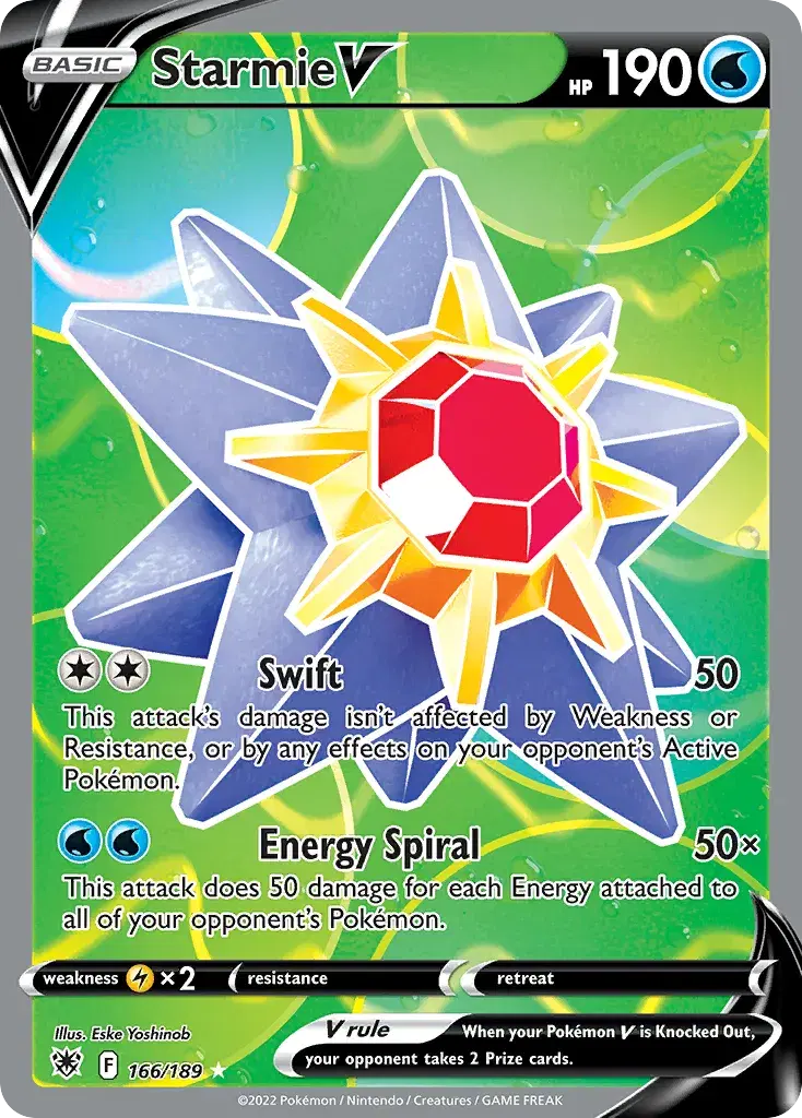 Starmie V Astral Radiance 166